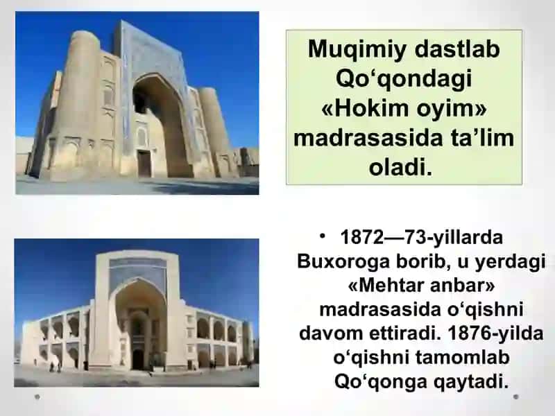 MUHAMMAD AMINXO`JA MUQIMIY 4