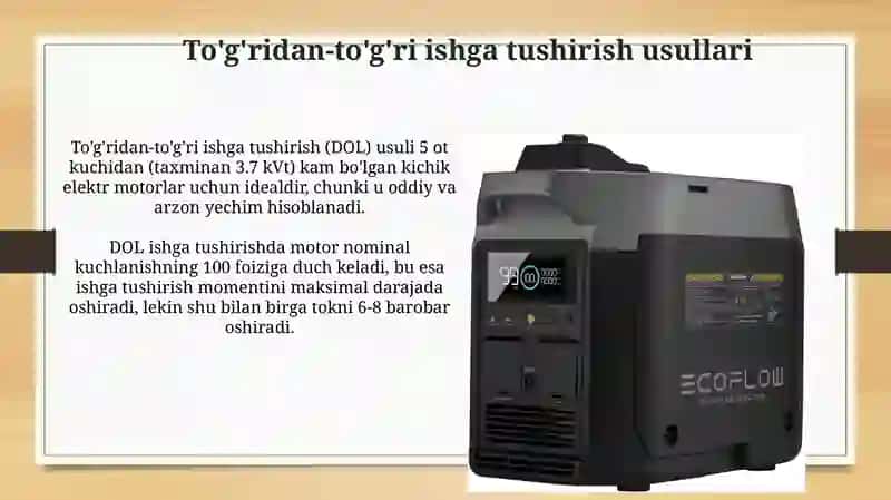 Elektr mashinalarining ishga tushurish usullari va qurilmalari 4