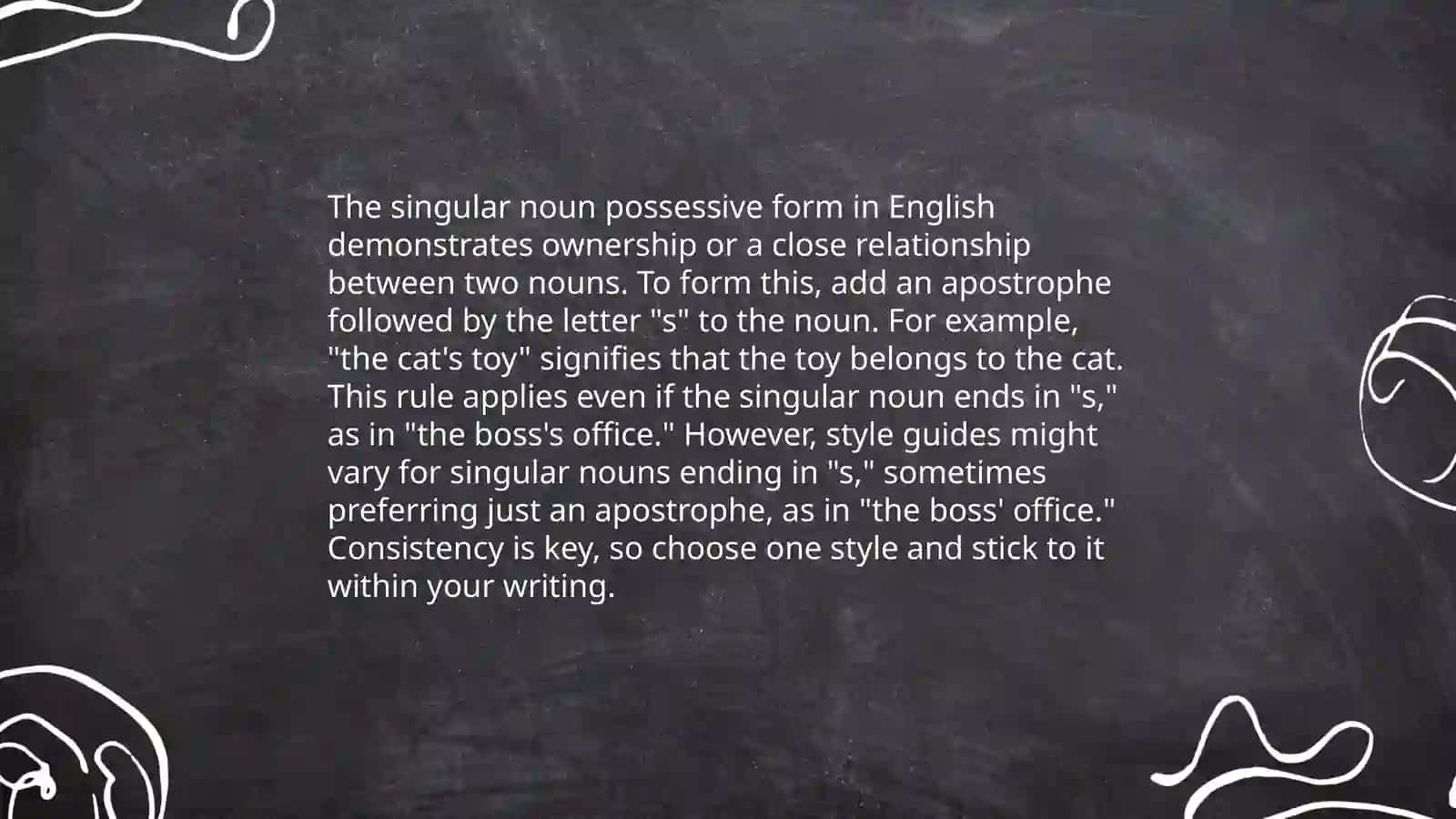 Possessive case 4