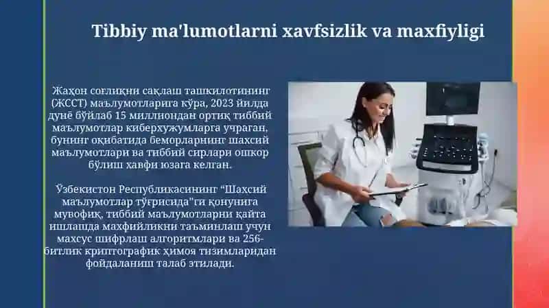 Tibbiyotda katta ma'lumotlar tahlili 4