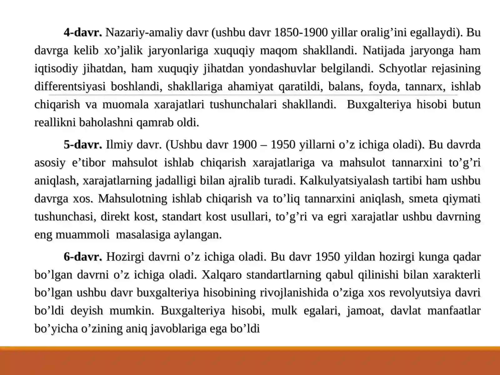 Moliyaviy va boshqaruv hisobi faniniga kirish 4