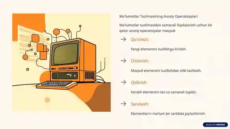 Ma'lumotlar Tuzilmasi va Algoritmlar: Asosiy Tushunchalar va Amaliy Ahmiyati 4