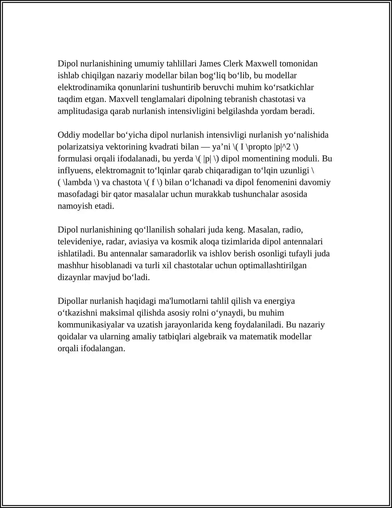 DIPOL NURLANISH UCHUN TANLASH QOIDASI 4