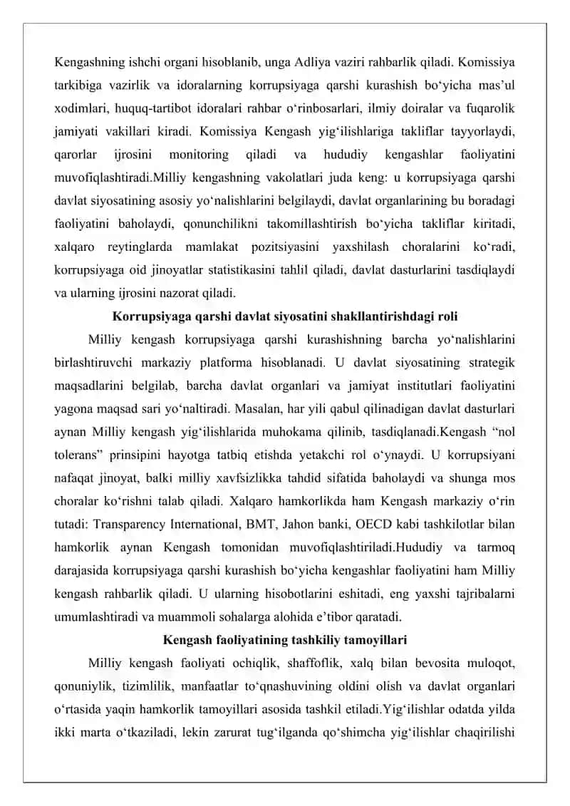 Korrupsiyaga qarshi kurashish Milliy kengashi va uning hududiy kengashlari 4