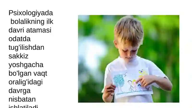 Ilk bolalik davrida fiziologik va jismoniy rivojlanish 4