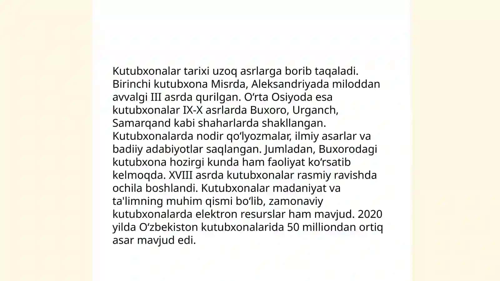 Kutubxona web -saytida joylashtirish uchun hujjatlarni tayyorlash 4
