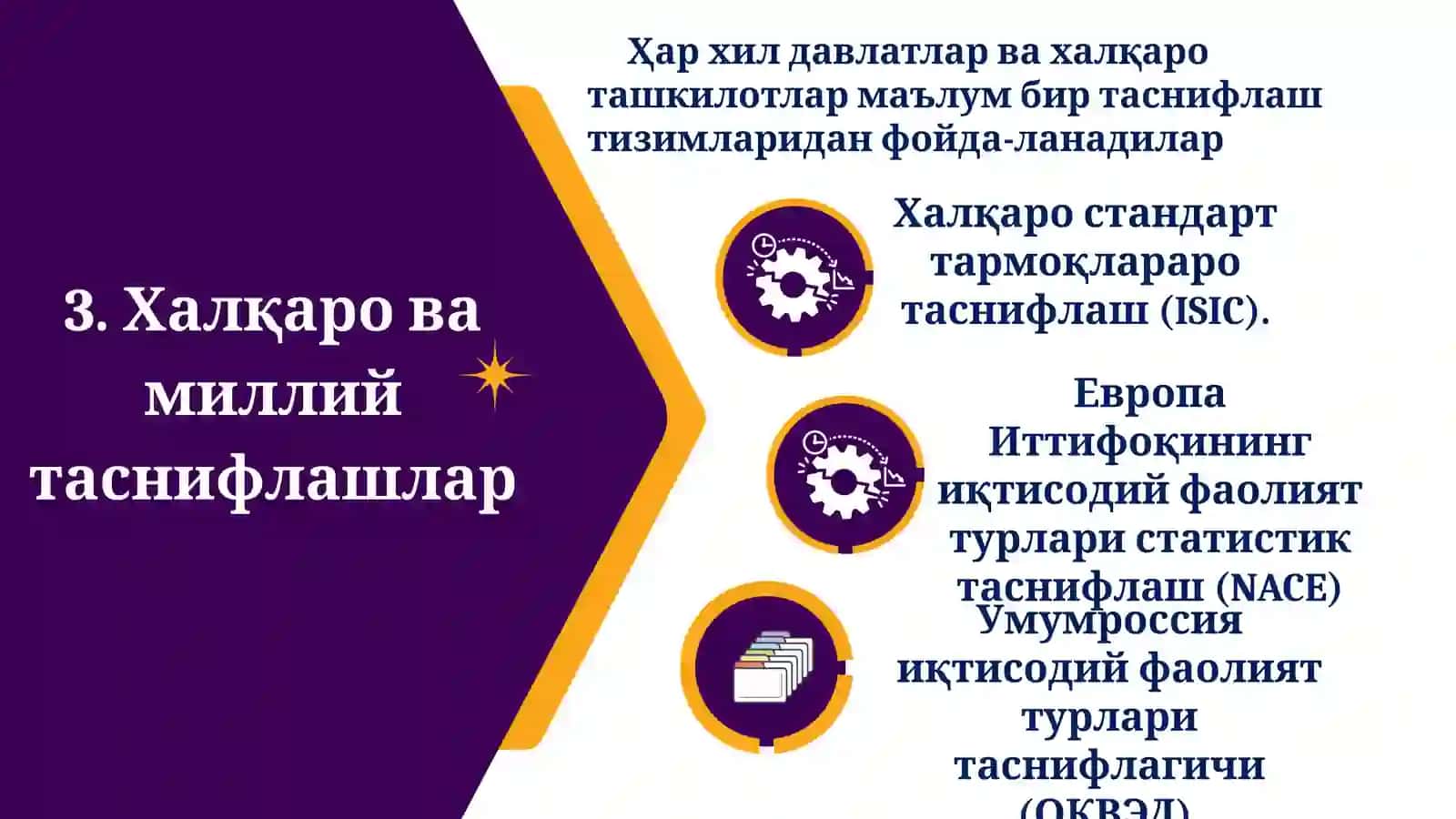 Бозор иқтисодиёти субъектларинининг сектор тармоқ таснифи 4