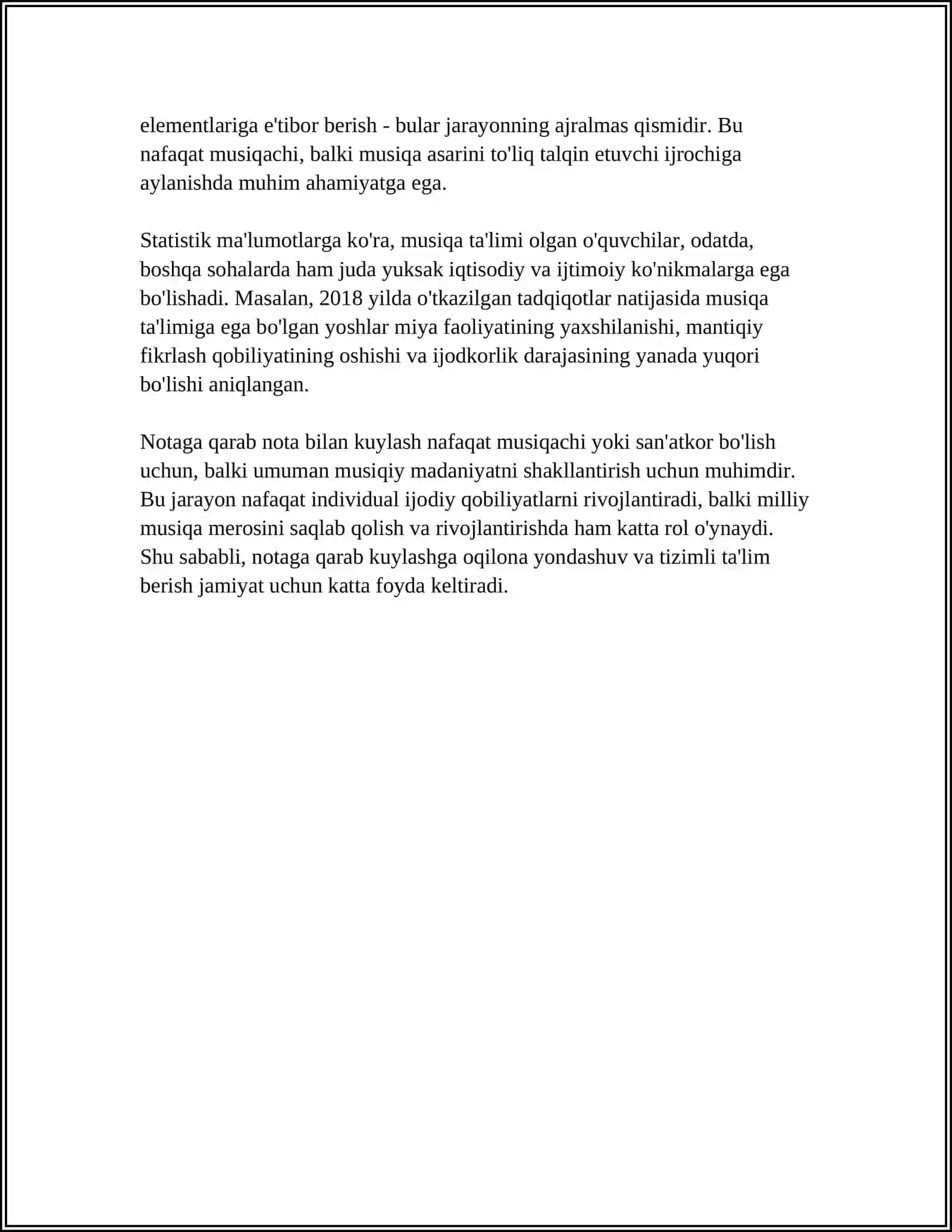 NOTAGA QARAB NOTA BILAN KUYLASH 4