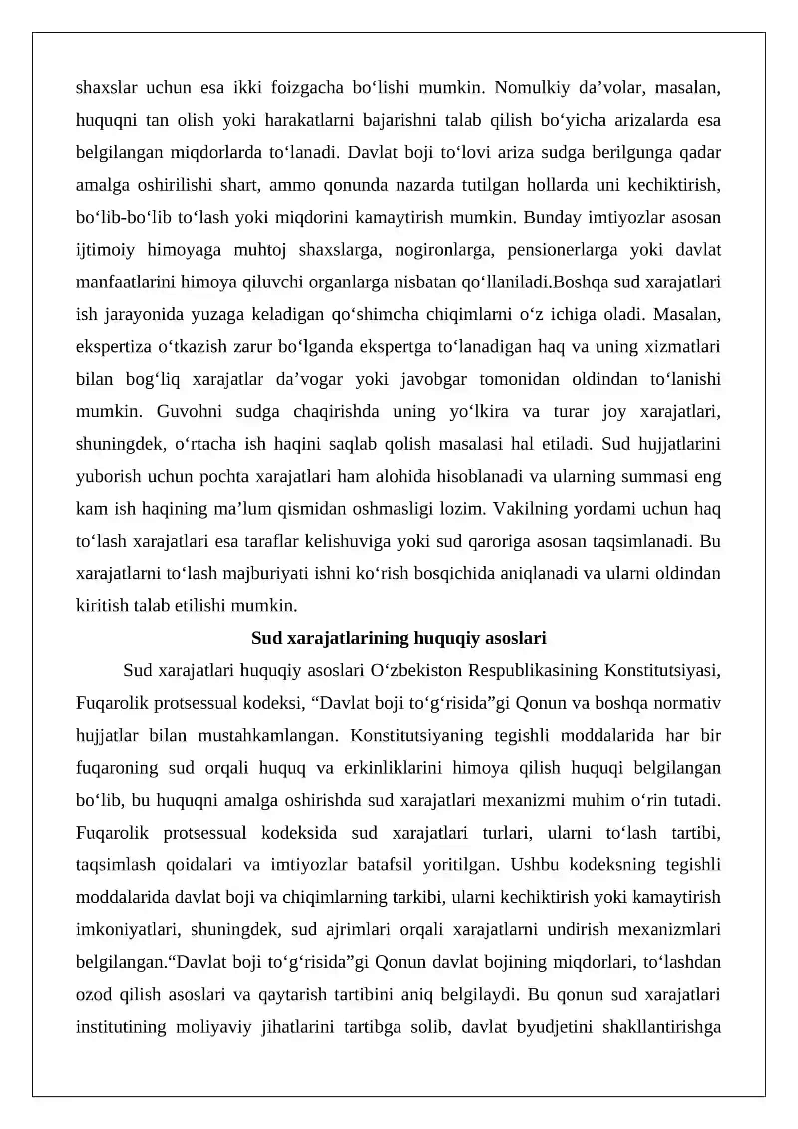 Sud xarajatlarini taqsimlash 4