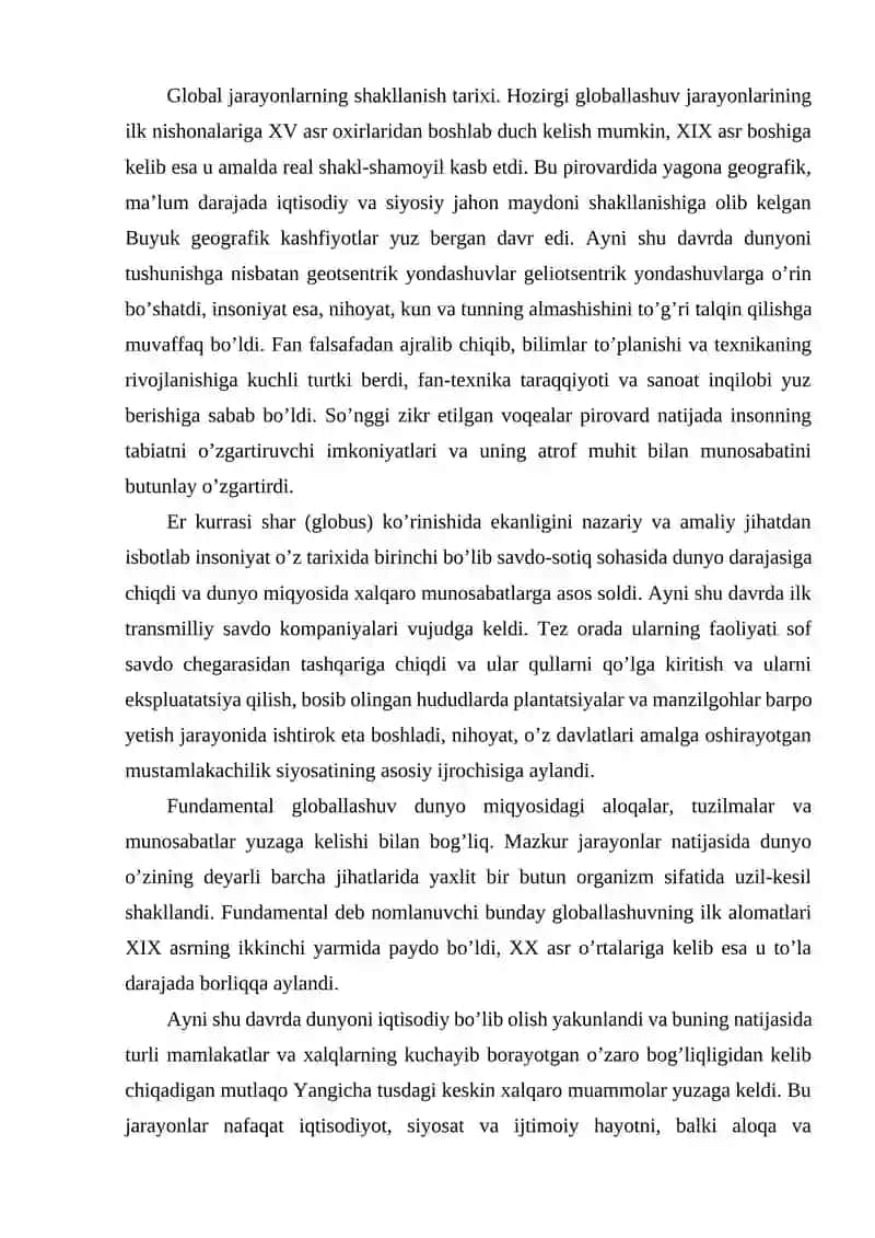 GLOBAL TARMOQLARI TASHKIL ETILISHI VA XIZMATLARI 4