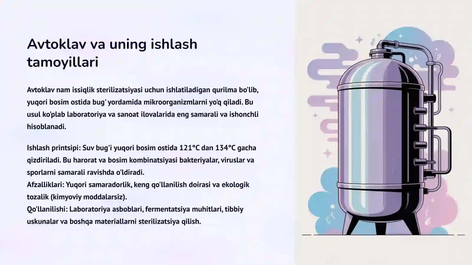 Fermentlarni Sterilizatsiya Qilish va Aseptikani Saqlash 4