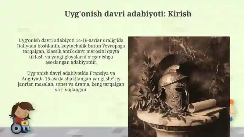 Uyg'onish davri adabiyoti 4
