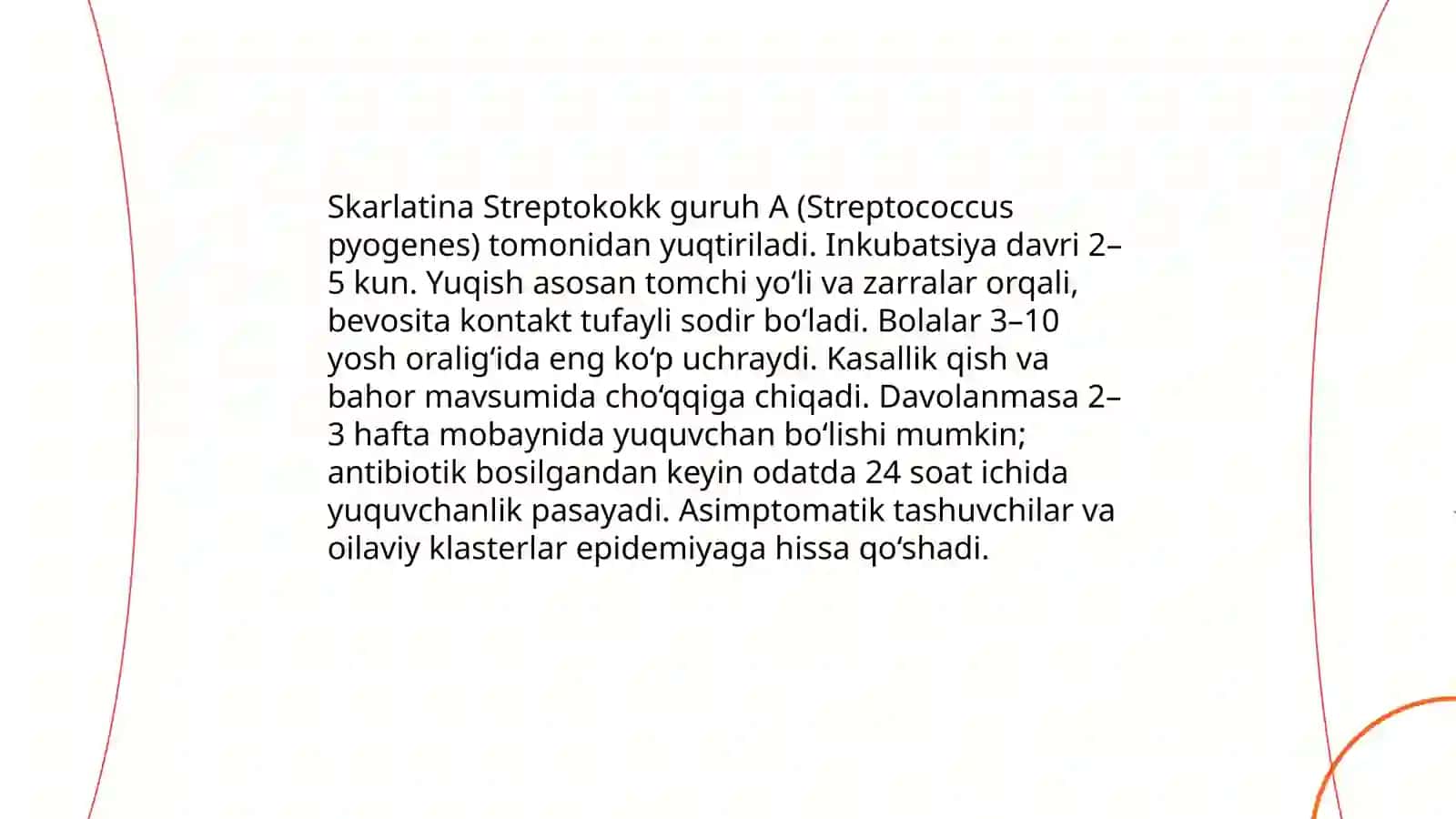 Skarlatina Va suvchechak kasaligi 4