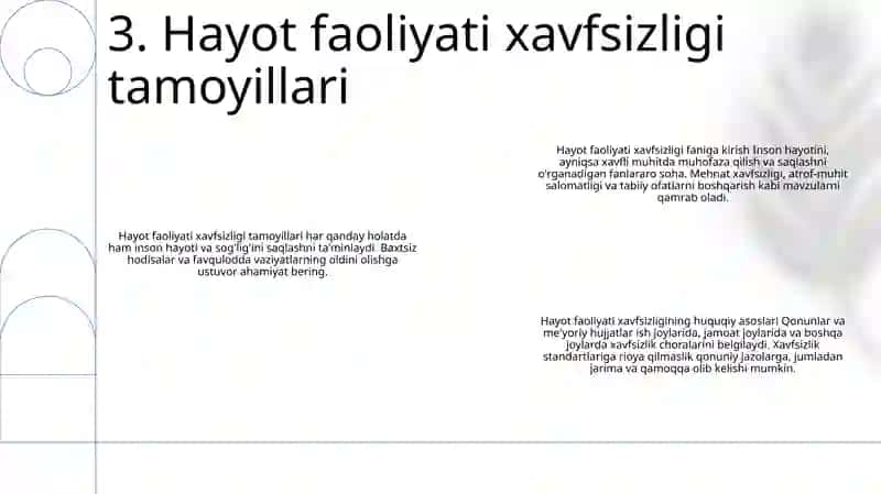 Hayot faoliyati xavfsizligi tarixi 4