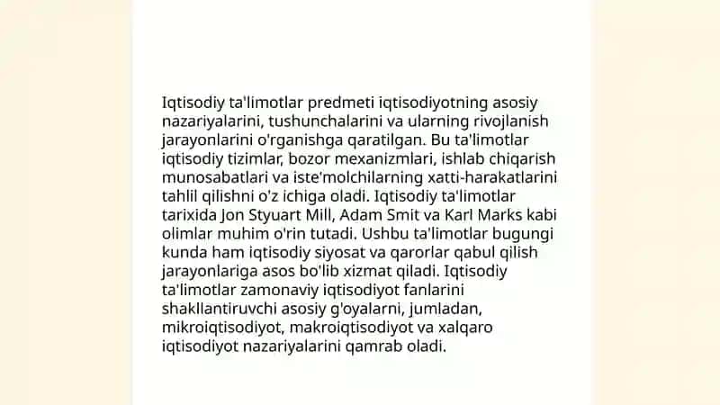 Iqtisodiy ta'limotlar tarixi fanining predmeti va tadqiqot usullari 4
