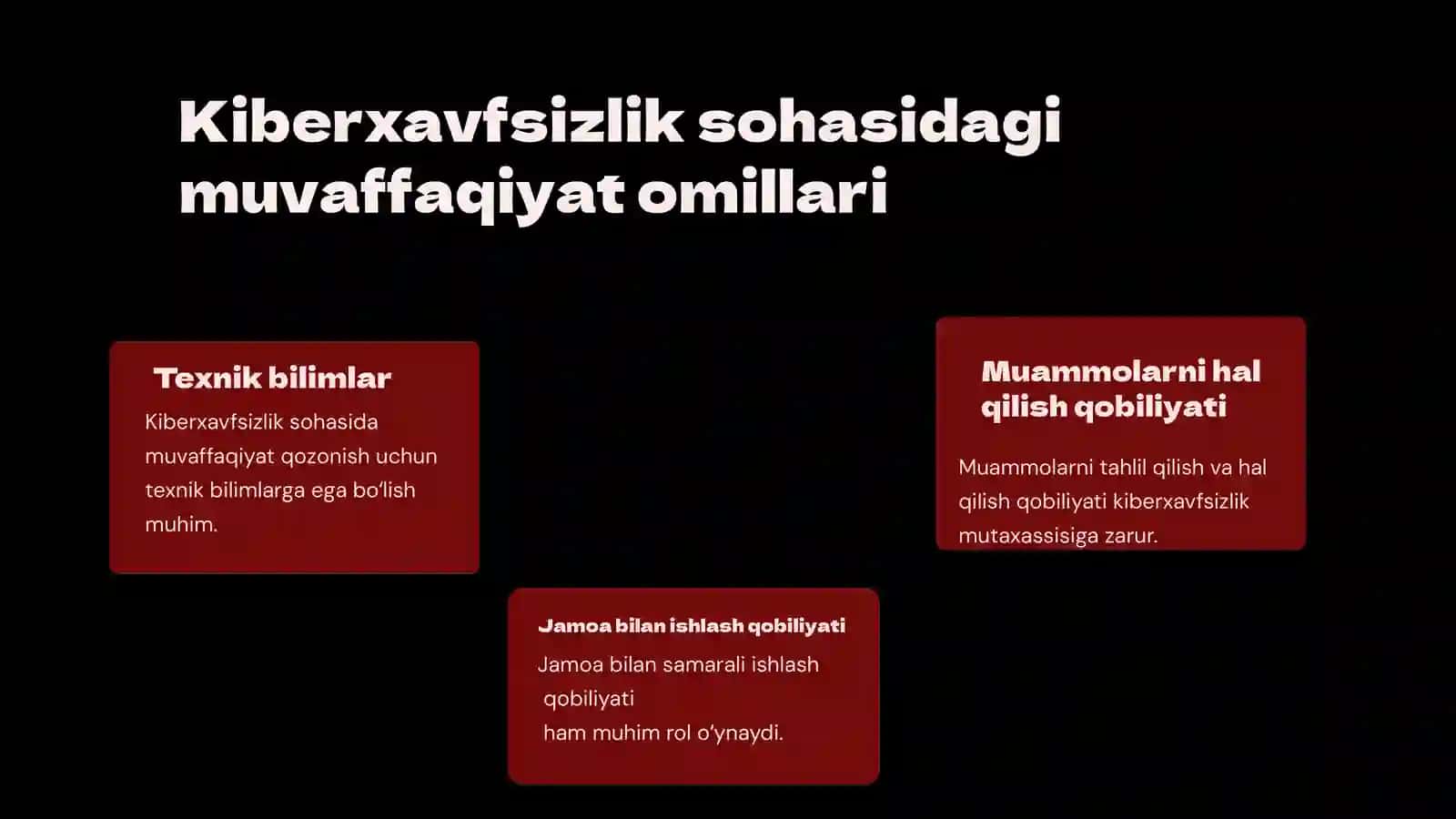 Kiberxavfsizlik sohasida karyera yo'llarini o'rganish 4