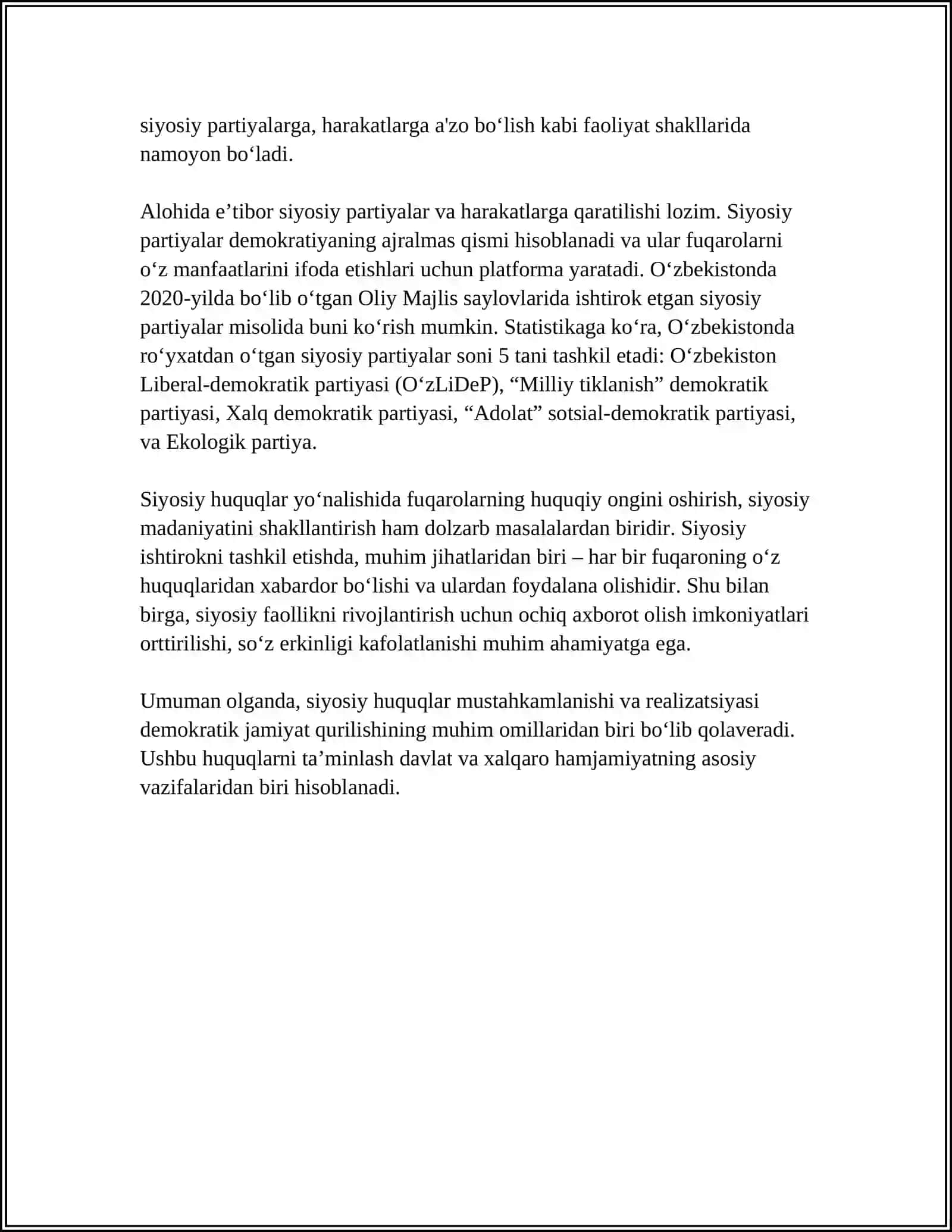 SIYOSIY HUQUQLAR TUSHUNCHASI 4