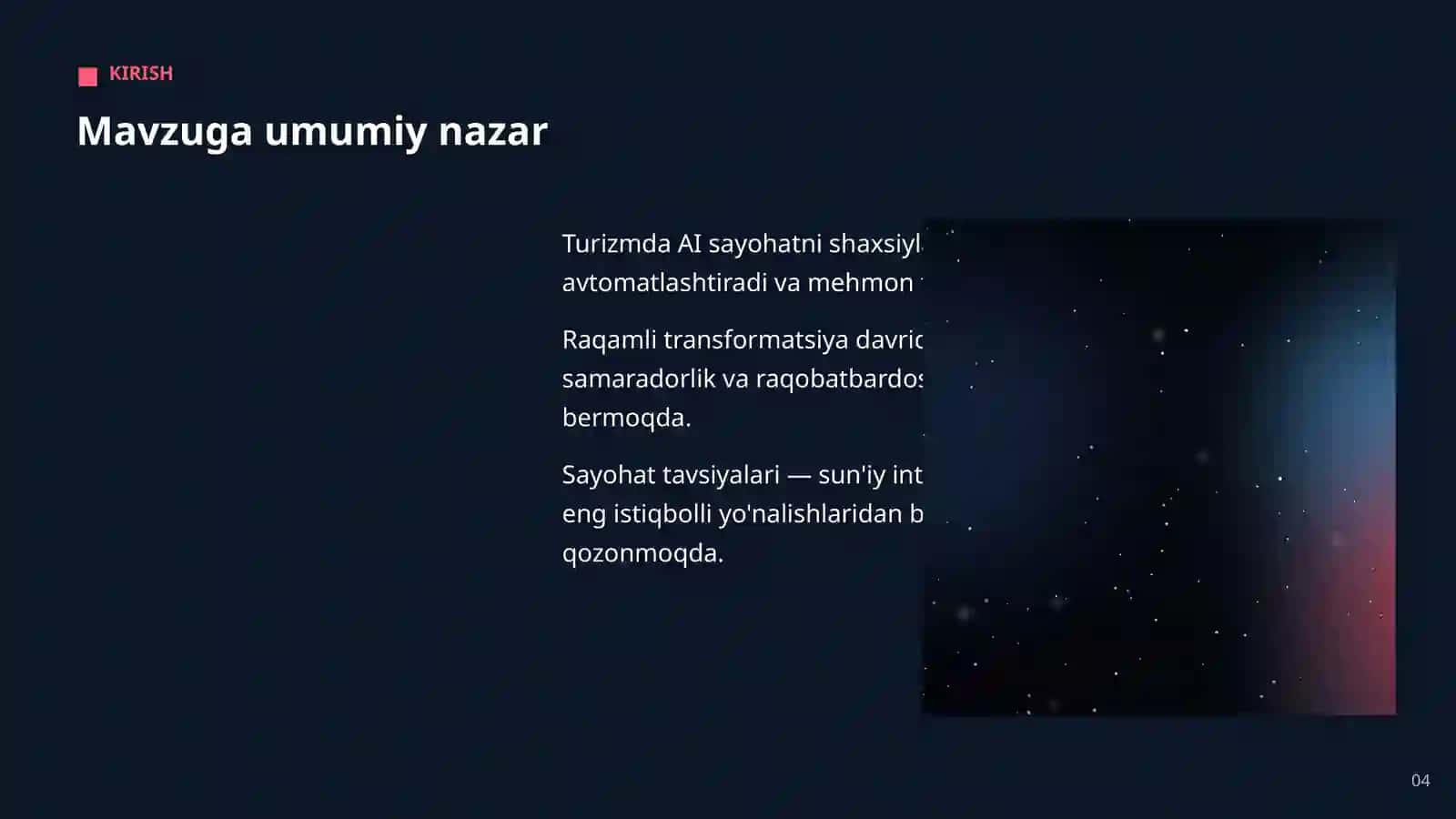 AI TURIZM VA MEHMONDO'STLIKDA 4