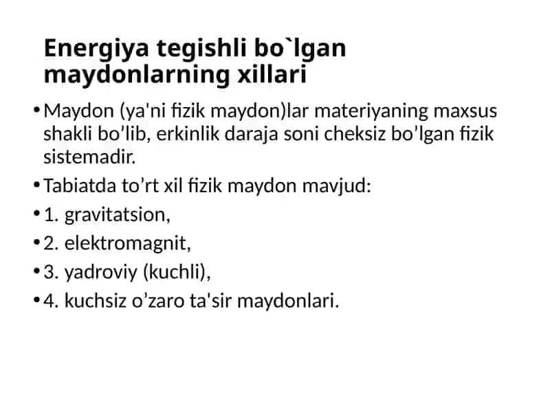 Modda tuzilishi zamonaviy kimyoning nazariy asosi. Asosiy tushunchalar 4