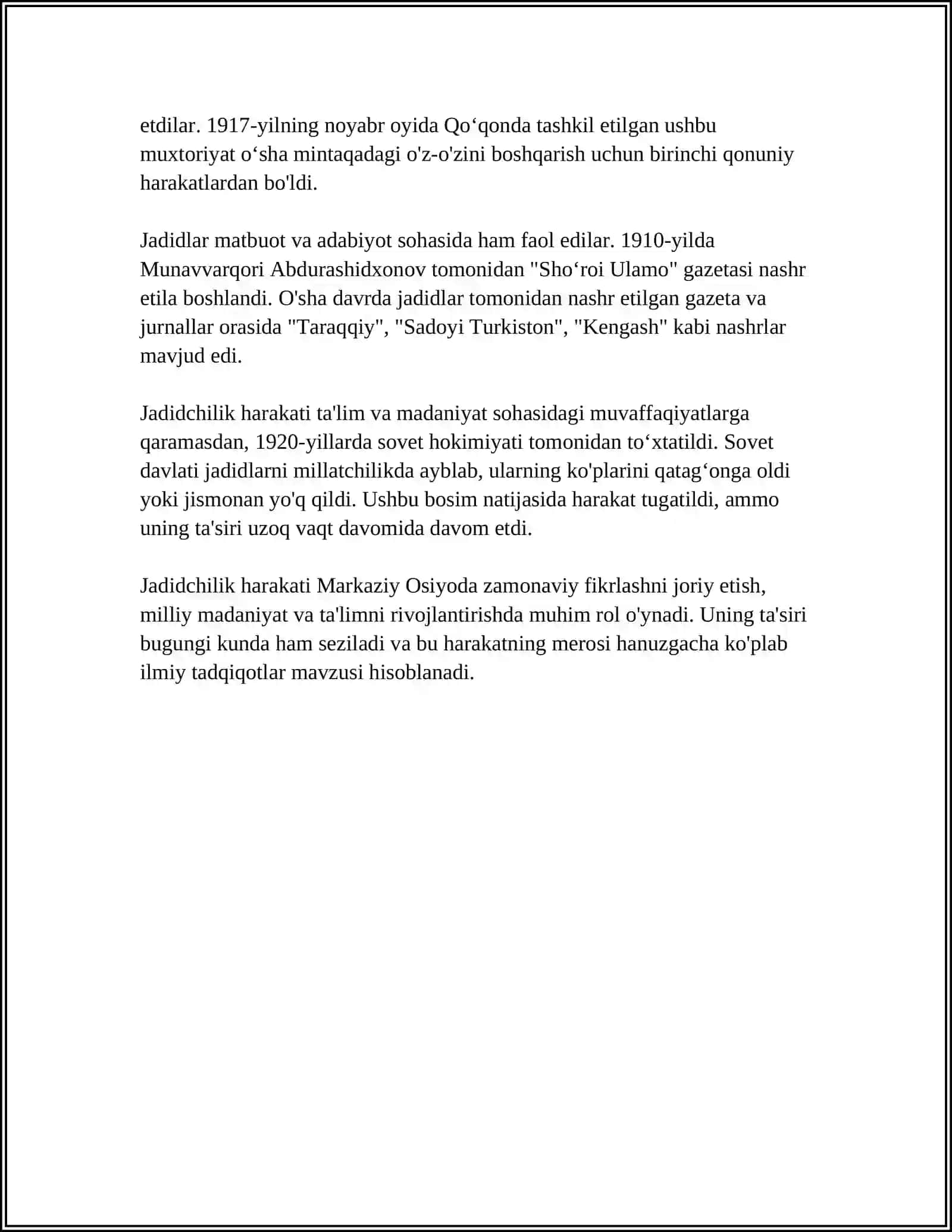 TURKISTONDA JADIDCHILIK HARAKATI 4