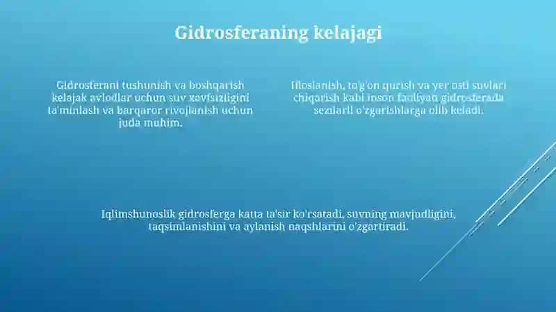 Gidrosfera: Yerning suvli qobig'i 4