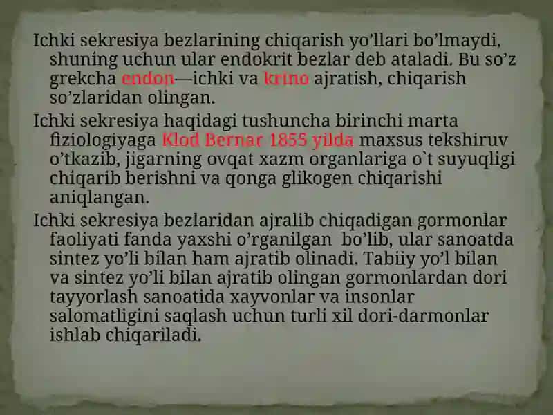 Ichki sekretsiya bezlarining yosh hususiyatlari 4