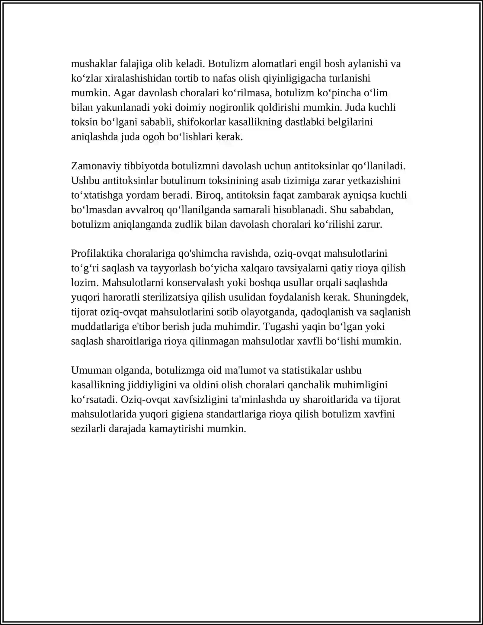 BOTULIZM REFERAT 4