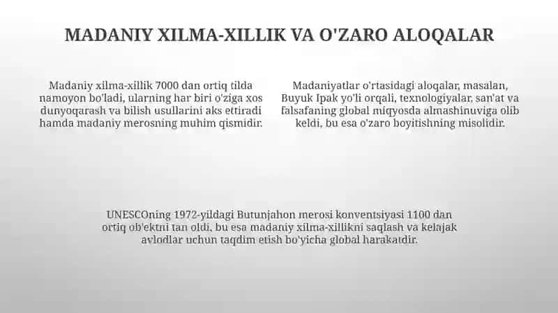 Dunyoxalqlarimadaniyatidagiumumiylikvafarqlar 4