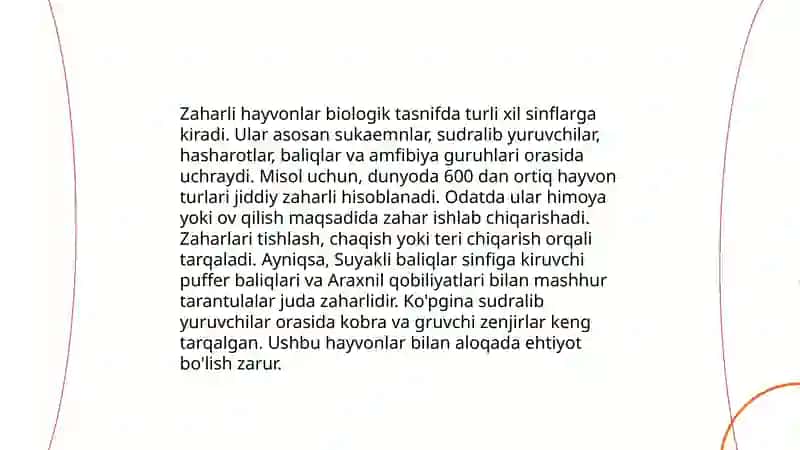 Qoraqurt chayon ilonlar biologiyasi 4