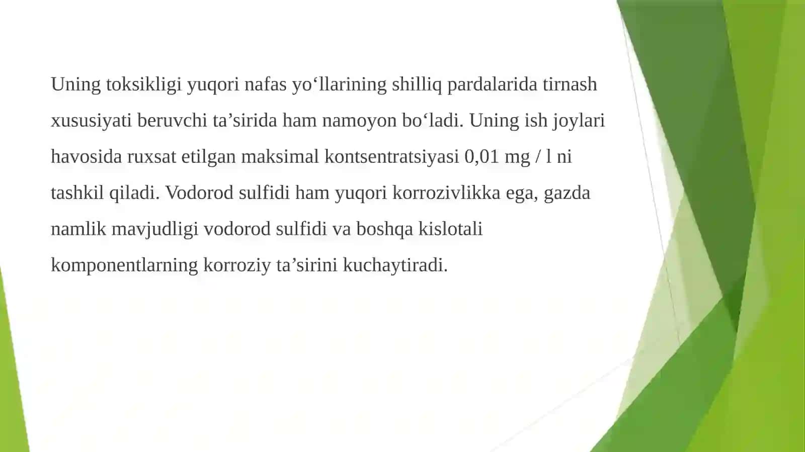 Gazlarni etanolaminlarning suvli eritmalari yordamida tozalash 4