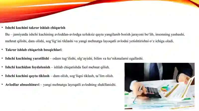 Yalpi ishchi kuchi va uni takror ishlab chiqarish 4