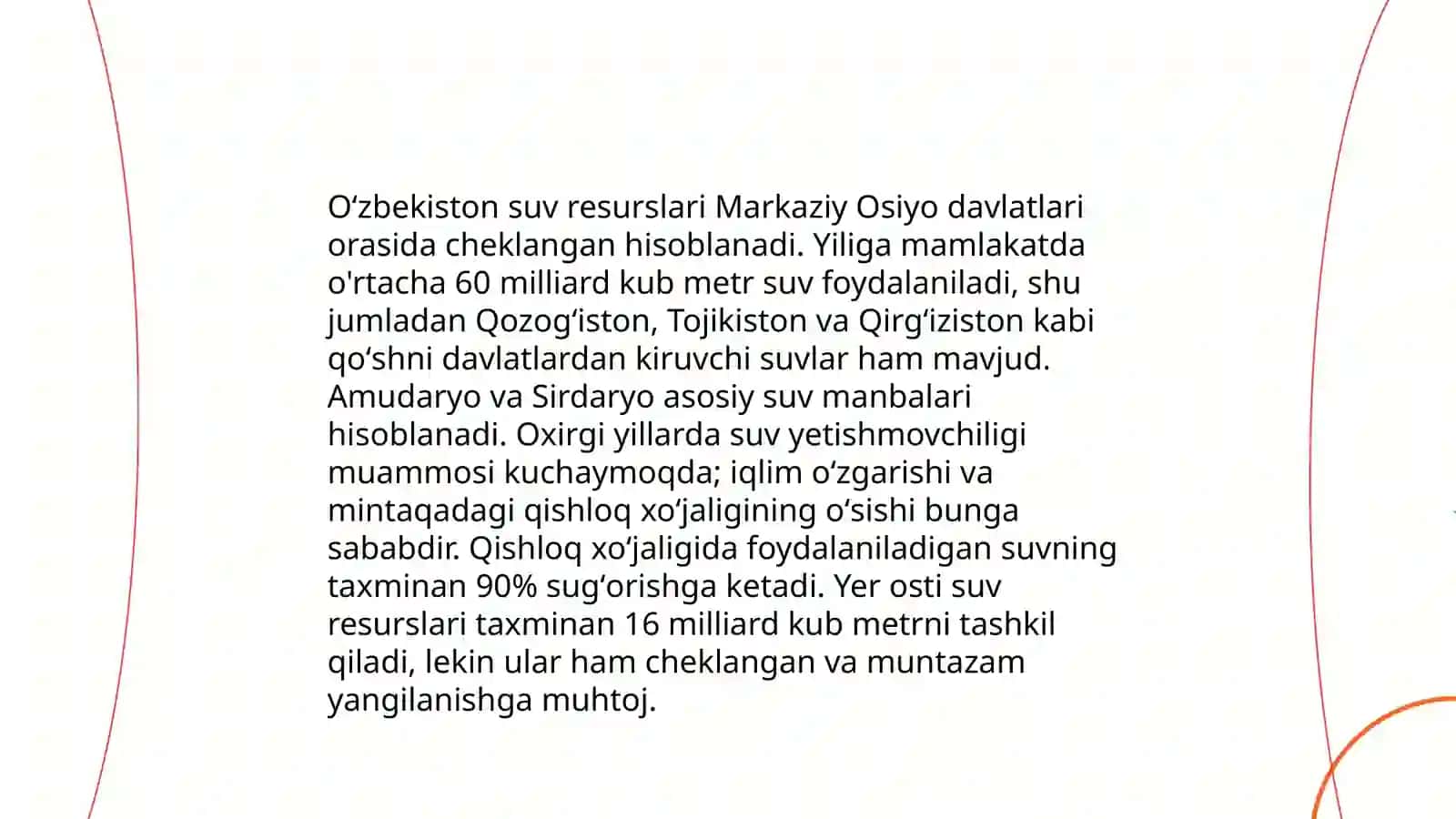 O‘zbekiston sharoitida sho‘r suvlarni chuchuklashtirish g‘oyasini yaratish 4