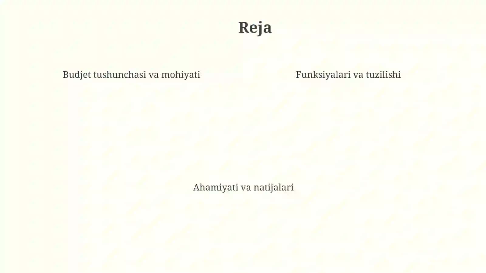 Davlat budjetining mohiyati va ahamiyati 4