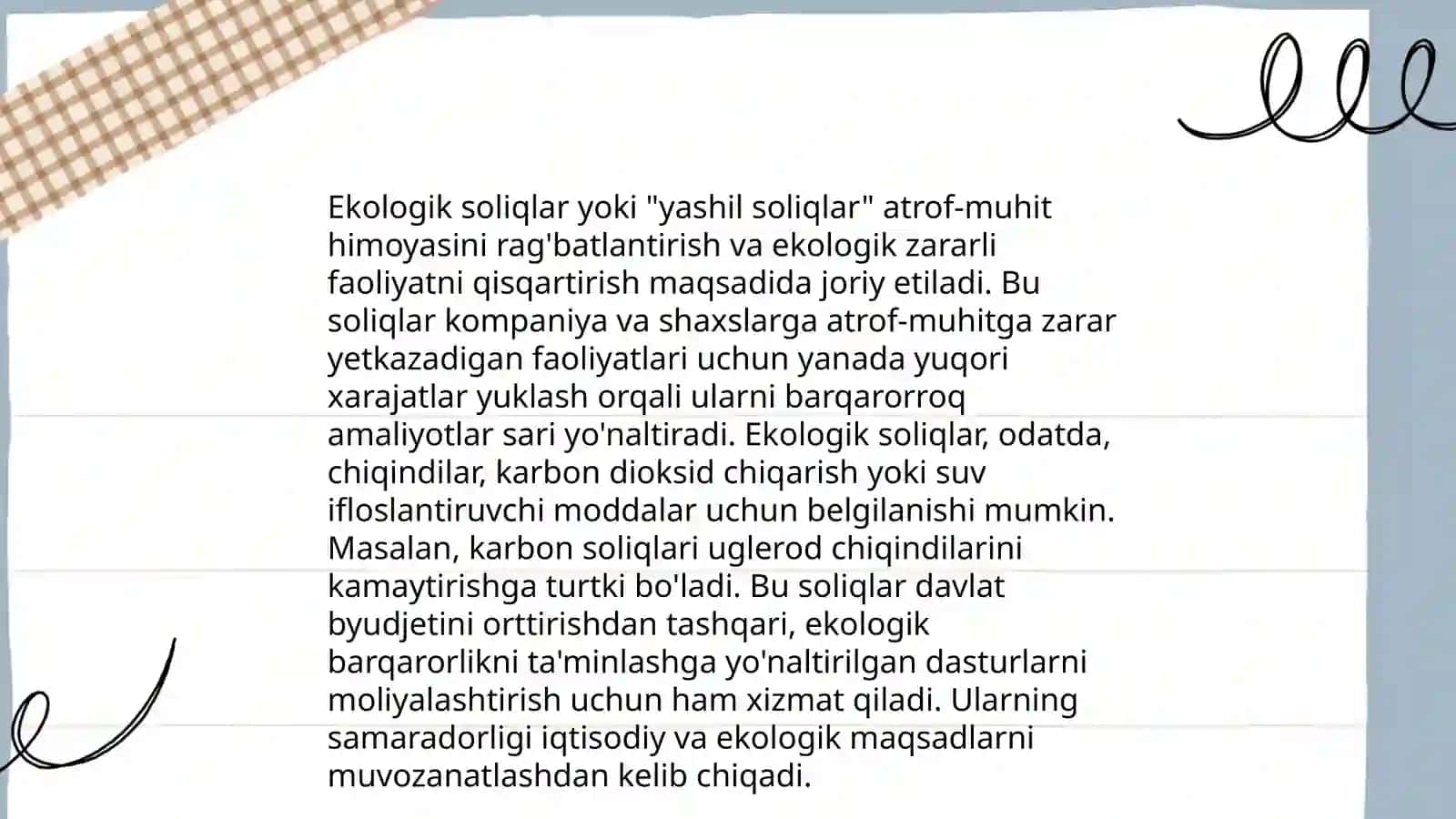 Ekologik soliqlar va ularning ahamiyati 4