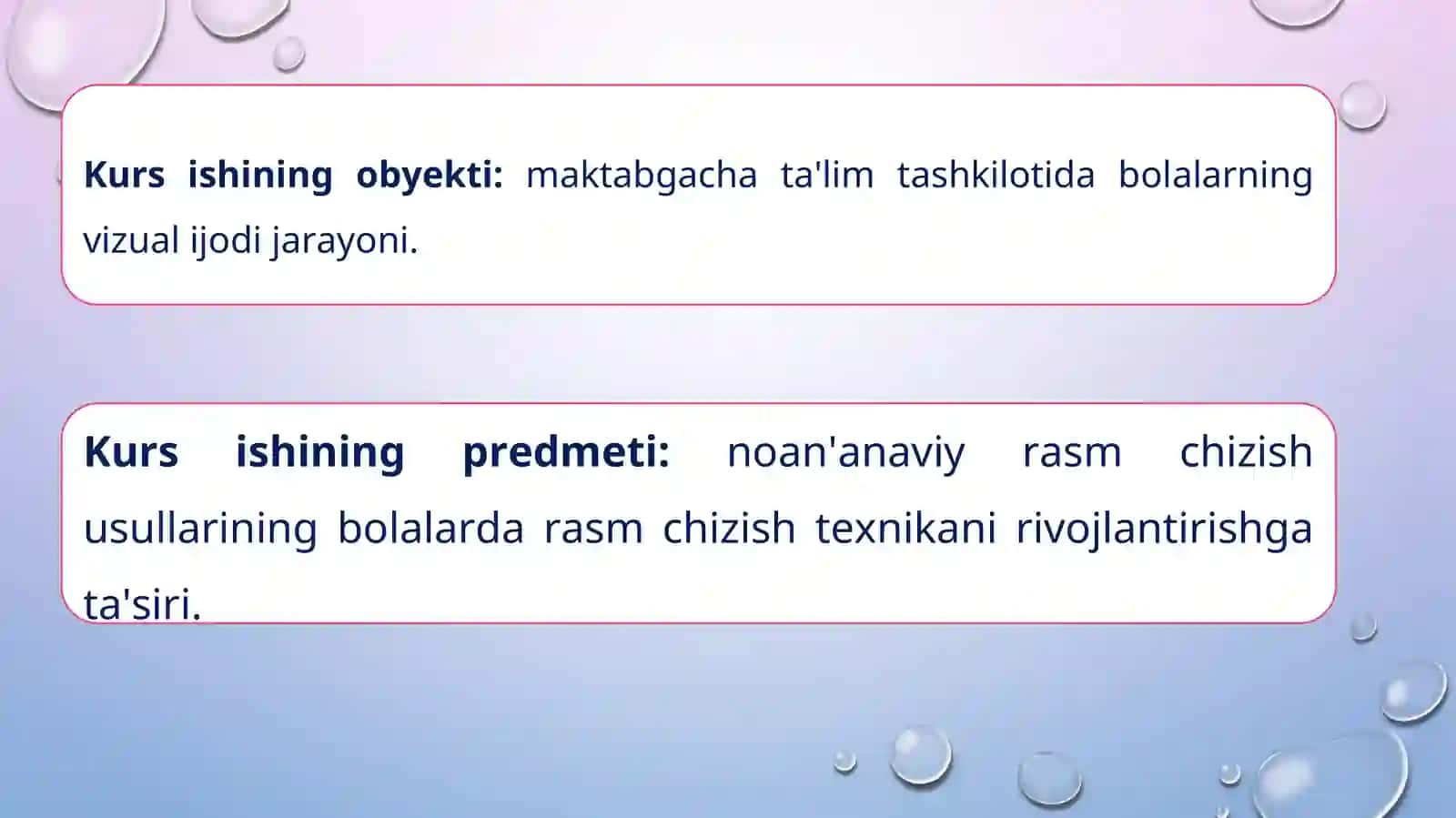 Bolalarni noan'anaviy ashyolar va texnik usullar yordamida rasm chizish texnikasiga o'rgatish 4