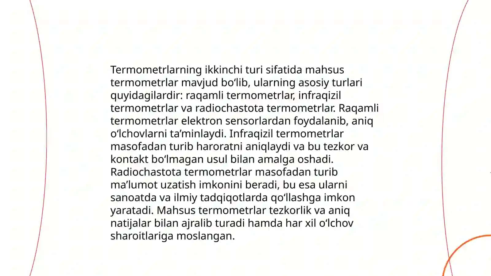 Mahsus harorat oʻlchash termometrlari 4