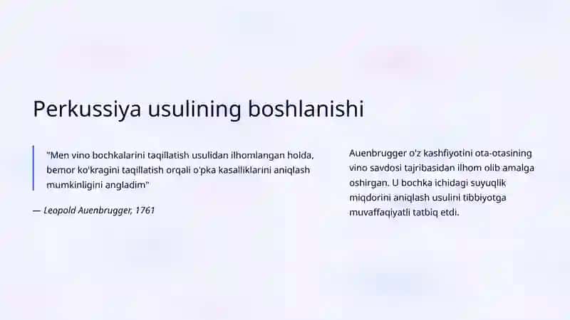 Perkussiya usuli va uning diagnostik imkoniyatlari 4