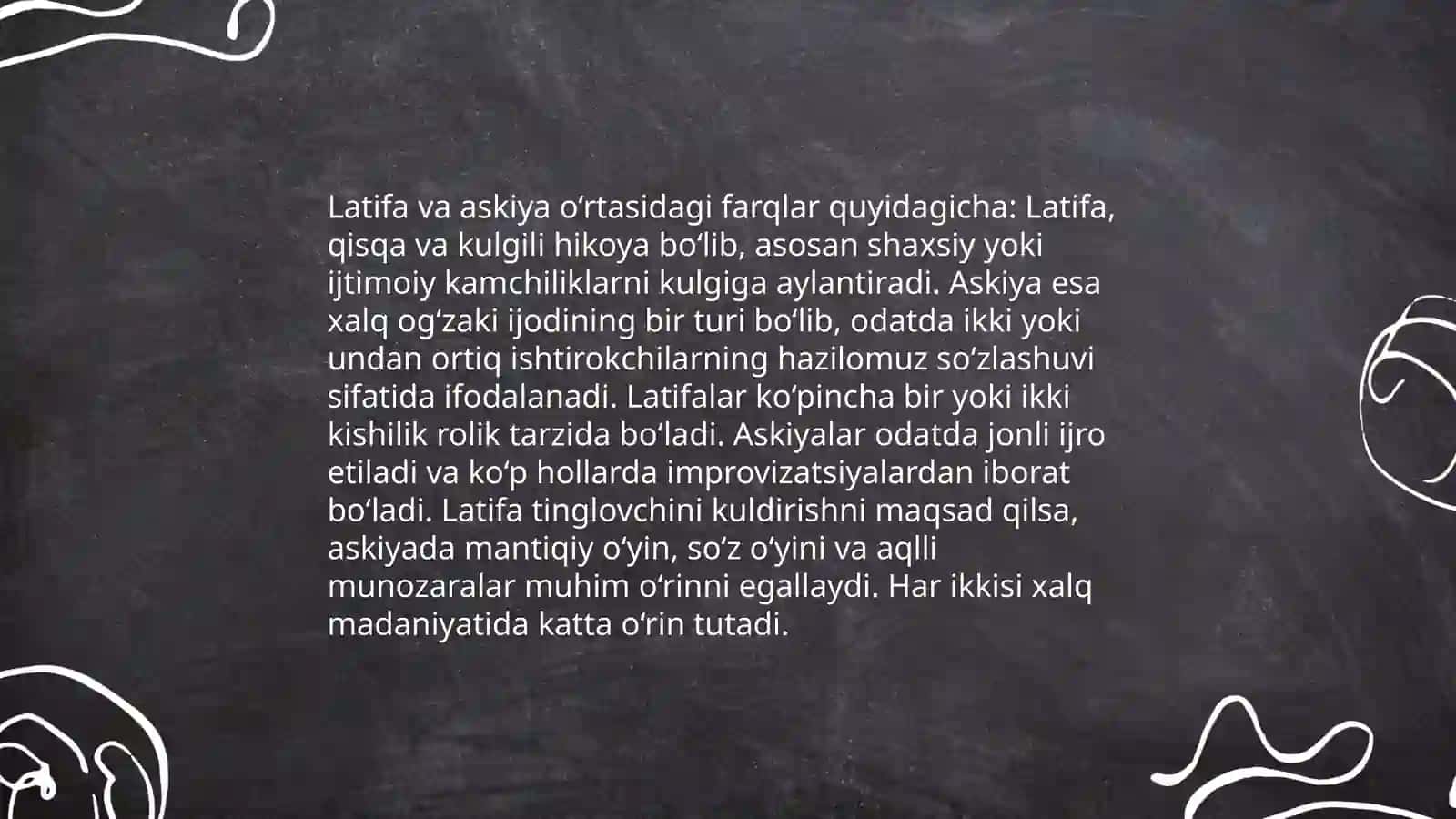 Latifa, lof, askiya janrlar 4