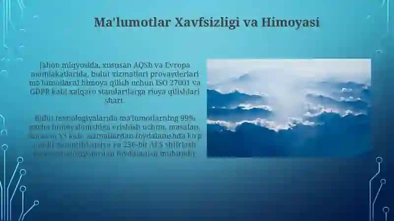 Bulutli texnalogiyalar va ular b-n ishlash 4