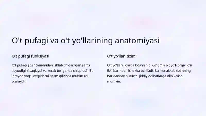 Xolesistit va Xoledoxolitiaz: Sabablar, Belgilar va Davolash 4