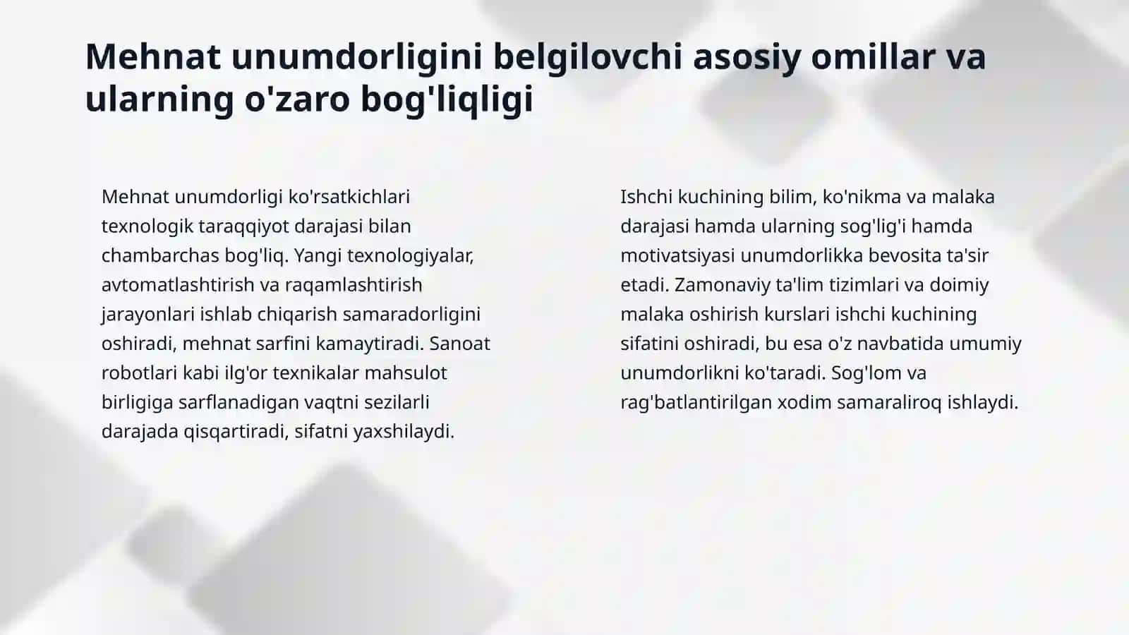 Mehnat unumdorligi 4