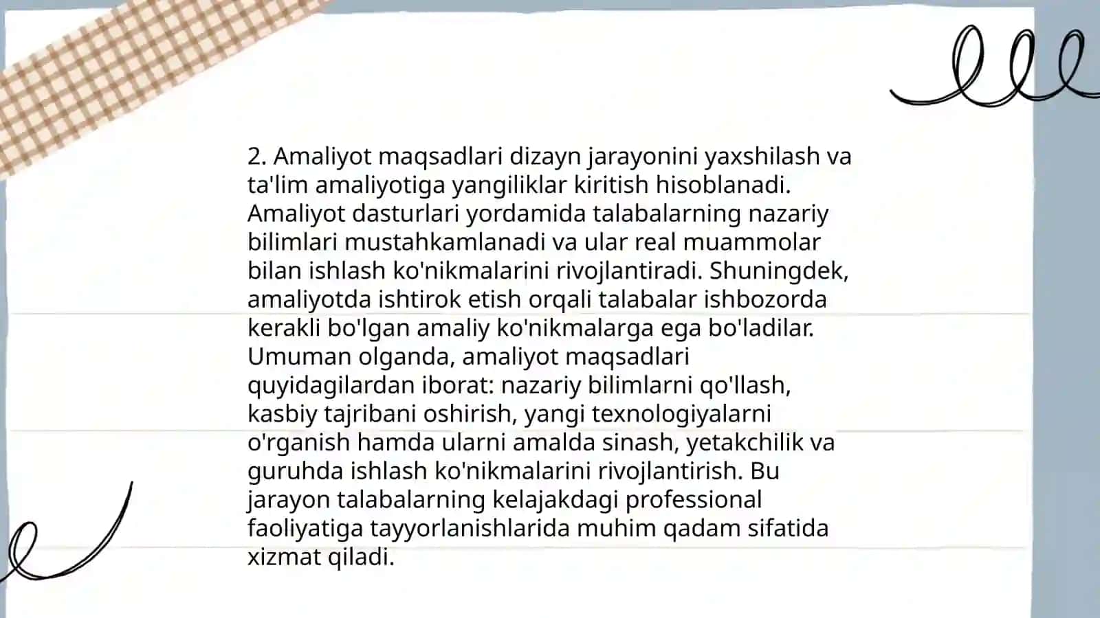 Amaliyot xisoboti 4