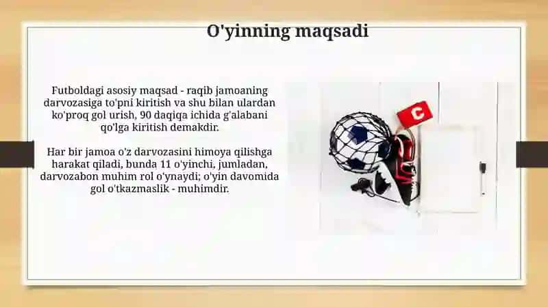 Futbol sport turi haqida 4