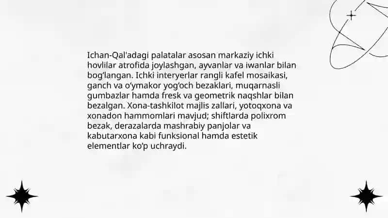 Xiva va Urganch arxitekturasi va interyeri 4
