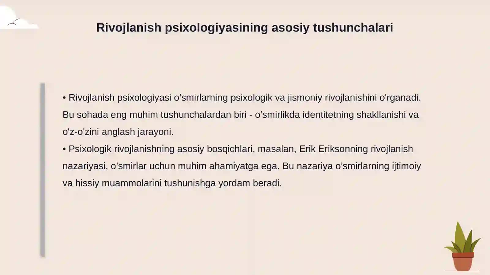 Og’ir o’smirlar Rivojlanish psixologiyasi va diffеrеnsial psixologiya 4