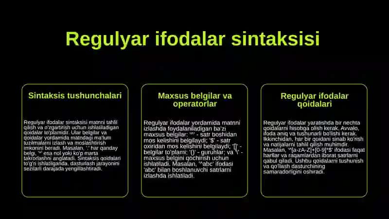 Regulyar ifodalar.C# da Regulyar ifodalar 4