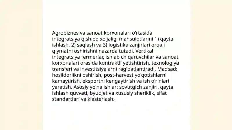Qishloq xo'jaligida mexanizatsiya va avtomatlashtirish 4