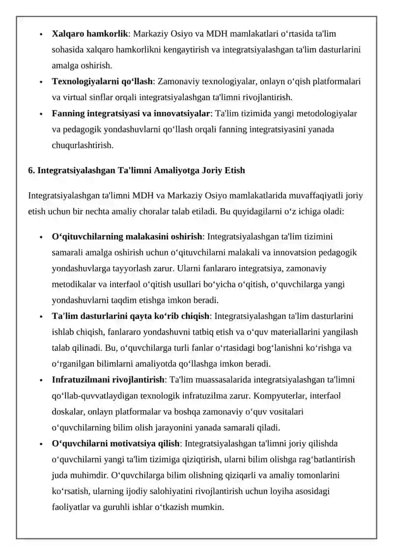 Integratsiyalashgan Ta'lim 4
