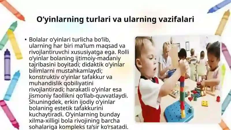 O’yin-bola faoliyatining asosiy turi 4