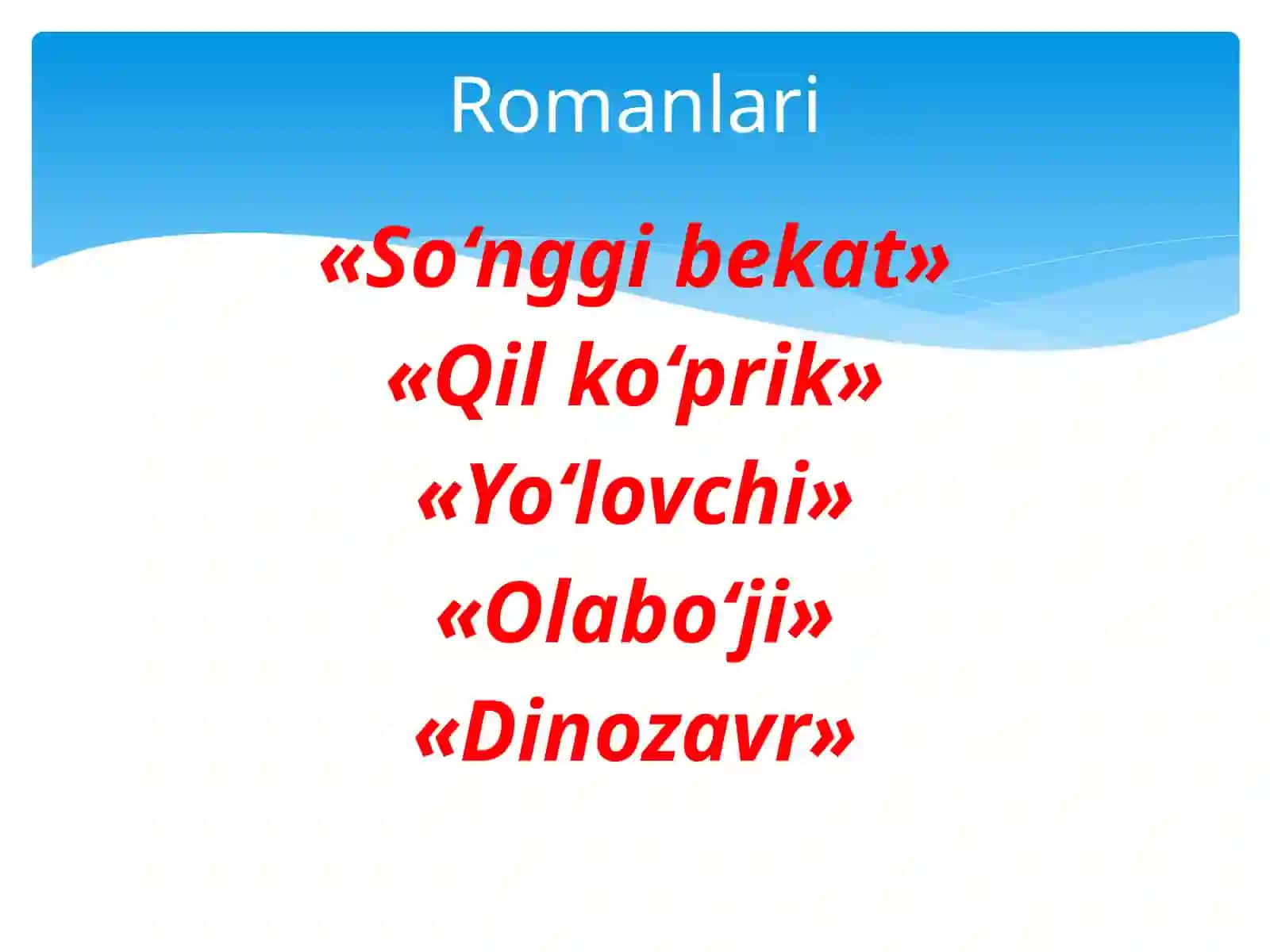 Shukur  Xolmirzayev  hayoti  va  ijodi.  Hikoyalari 4